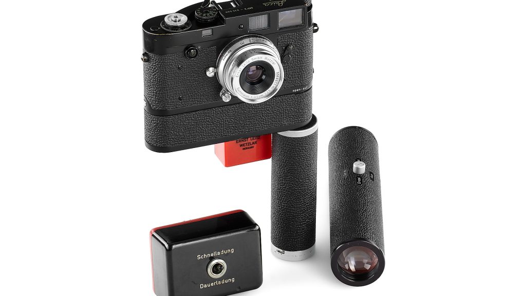 Von der Leica MP2 black paint aus dem Jahr 1958 wurden nur sechs Exemplare produziert. (c) Leica Camera AG